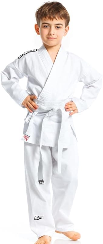Kimono Judogi enfant — coton qualité supérieure avec ceinture blanche