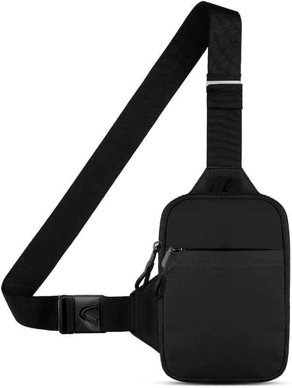 Sacoche bandoulière double poche — Résistante à l'eau