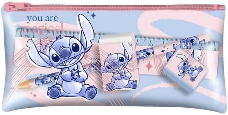 mybagstory — Trousse plate Disney Stitch transparente