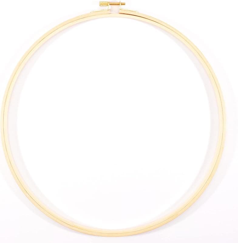 Vaessen Creative — Tambour à broder en bambou, Ø 30 cm