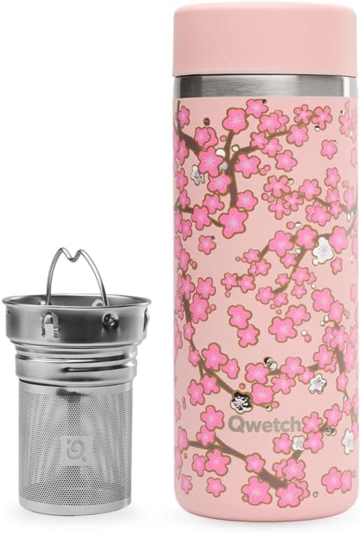 Qwetch — Théière isotherme nomade avec infuseur double filtre