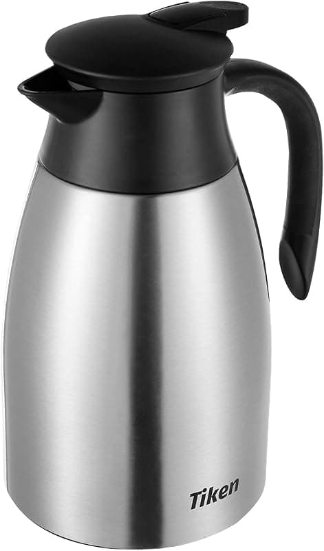 Tiken — Carafe Isotherme à Café en Inox 1,5 L