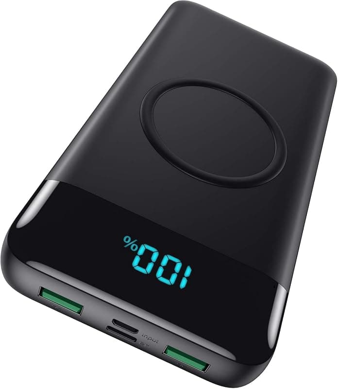 BIBURY — Batterie externe sans fil 26800 mAh charge rapide 25W
