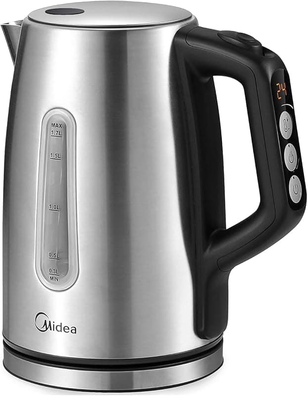 Midea — Bouilloire électrique température réglable en inox