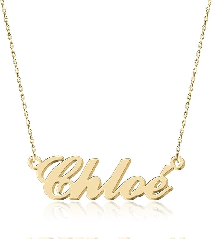 Collier prénom personnalisé en acier