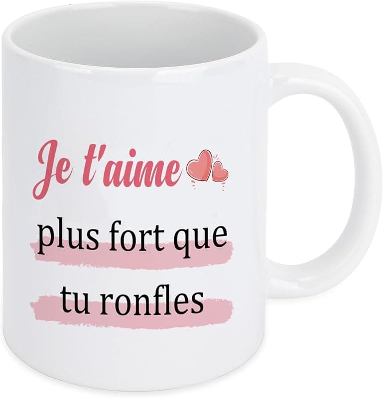 Mug couple Saint-Valentin (330 ml)