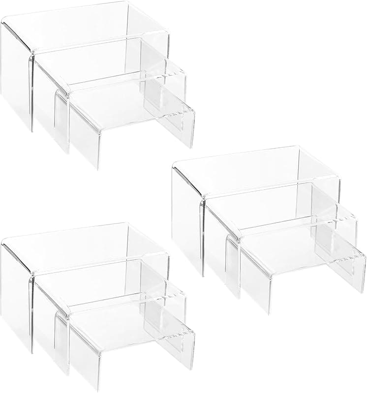 Présentoirs en acrylique transparent — Set de 9