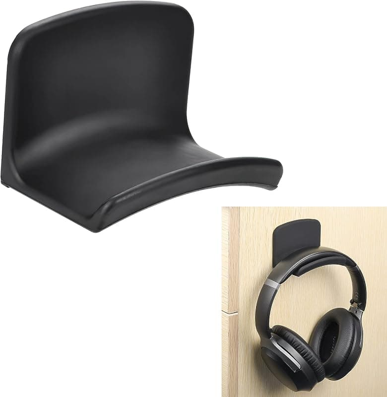 Support Casque Universel en Silicone — Mural & Bureau