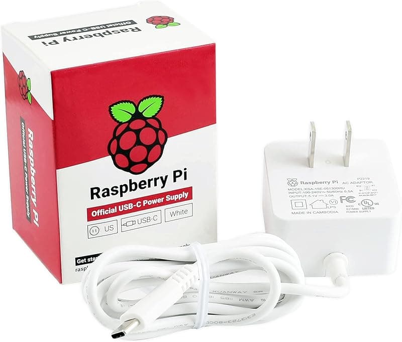 Alimentation Officielle Raspberry Pi 4 — 5V 3A