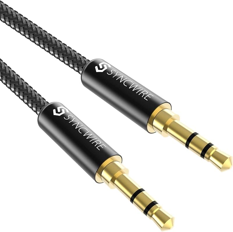 Syncwire — Câble Jack 3,5 mm Nylon Plaqué Or