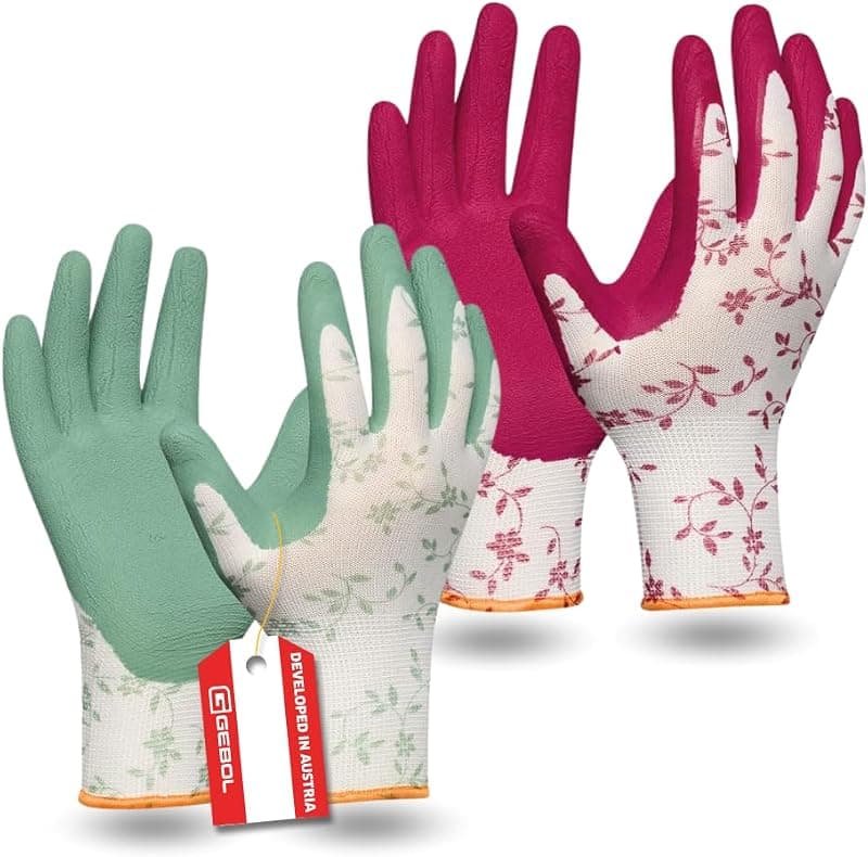 Gebol — Gants de jardinage Flower Duo (lot de 2 paires)
