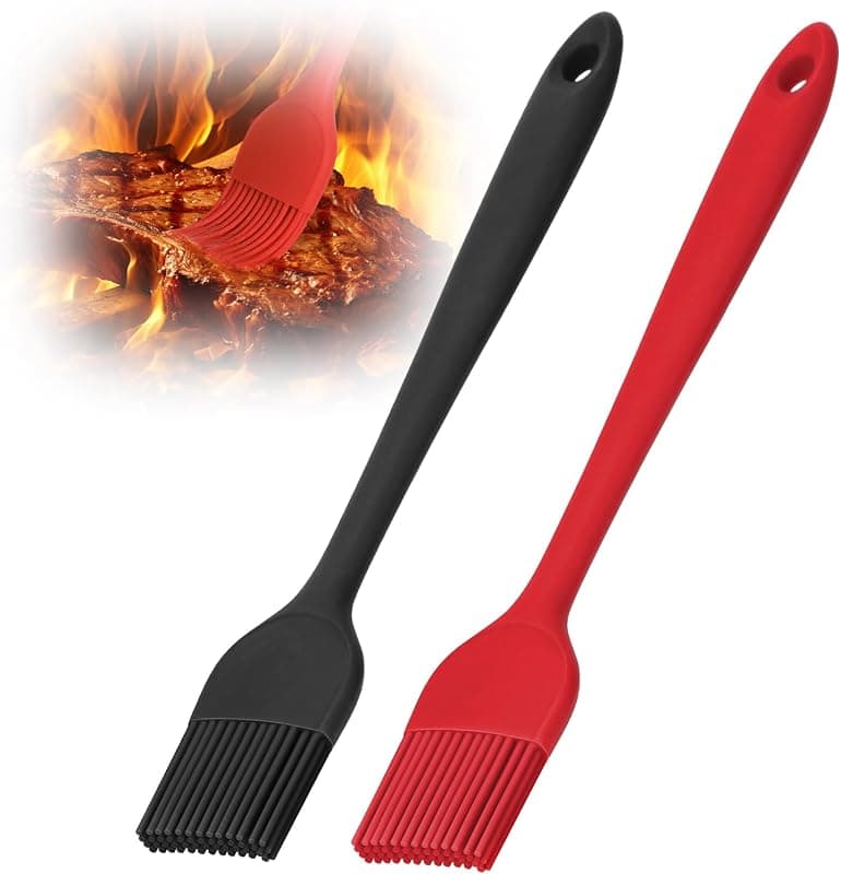 Euqvunn — Lot de 2 Pinceaux de Cuisine Silicone