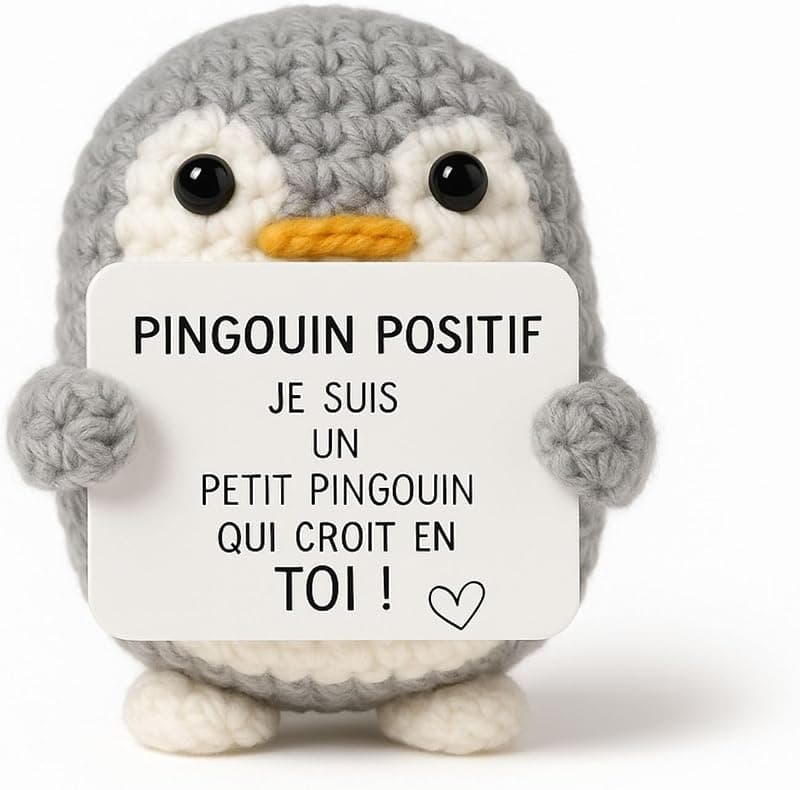 Pingouin Positif — Cadeau original amusant