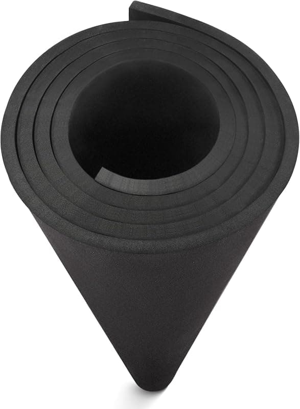 Feuille de Mousse EVA Noire 10 mm — 150 x 90 cm