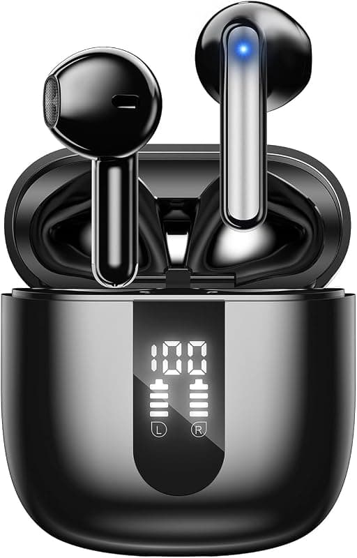 Écouteurs Bluetooth sans fil — 60H autonomie, réduction de bruit