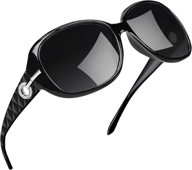 Lunettes de soleil femme polarisées grand cadre
