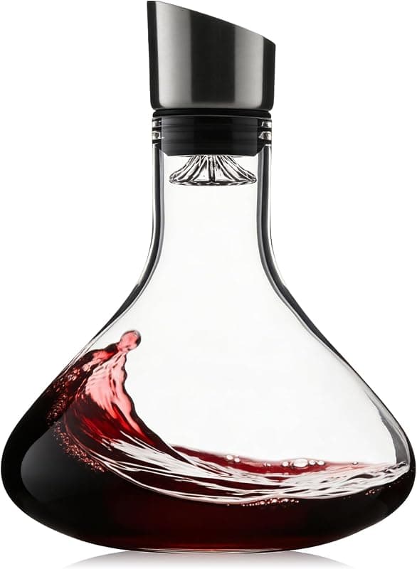 Carafe décanteur en cristal avec aérateur intégré 1500 ml