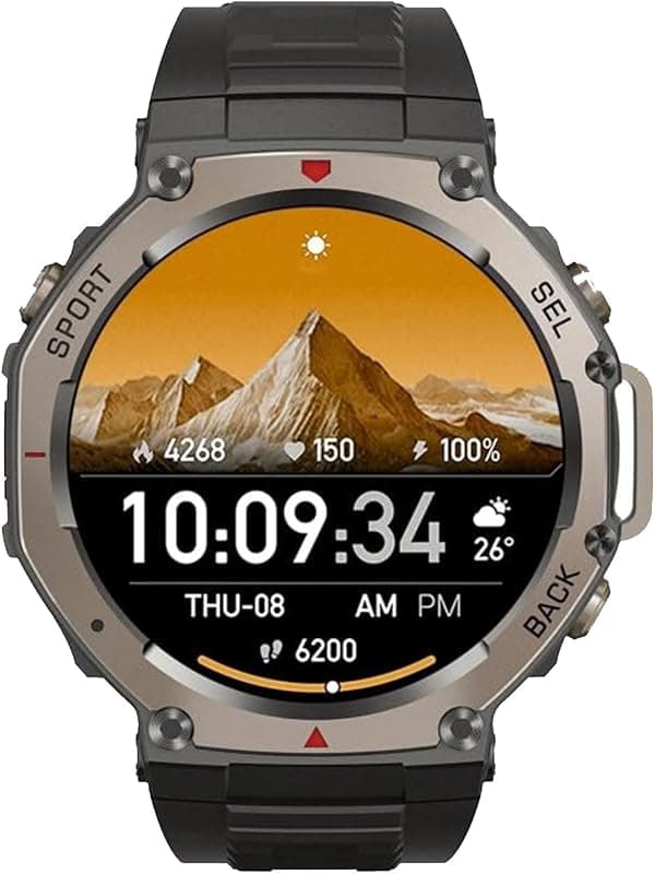 Sekoda — Smartwatch GPS sport 100+ modes, 15 jours d'autonomie