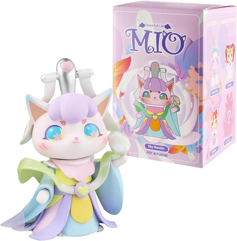 Figurine surprise « chat à chapeau » (blind box)