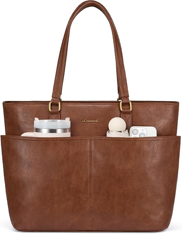 Grand tote bag professionnel avec compartiment ordinateur