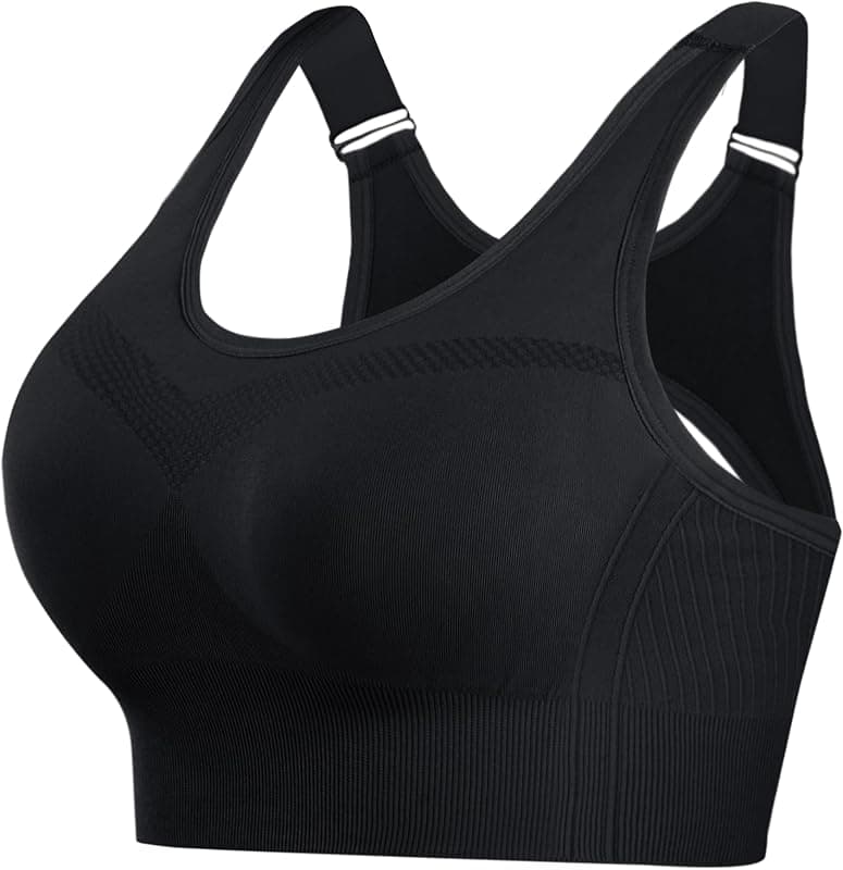 Brassière sport maintien fort avec coussinets amovibles