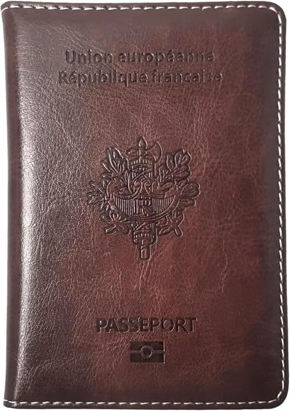 Housse Passeport en Cuir