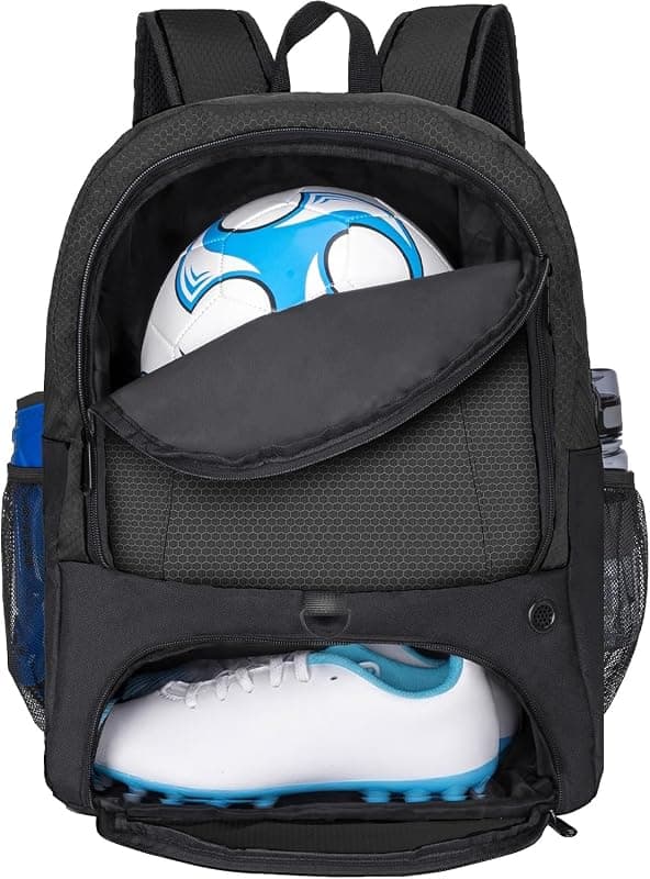Sac à dos sport multi-compartiments avec porte-ballon
