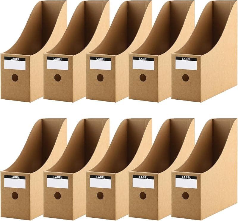 Porte-revues en kraft (lot de 10)