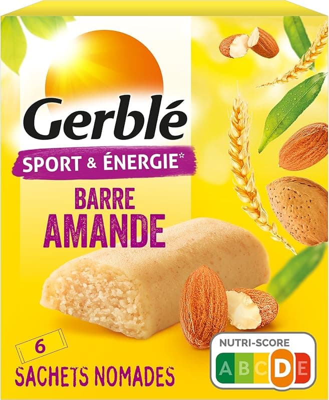 GERBLÉ — Barres Énergétiques Amandes & Germe de Blé