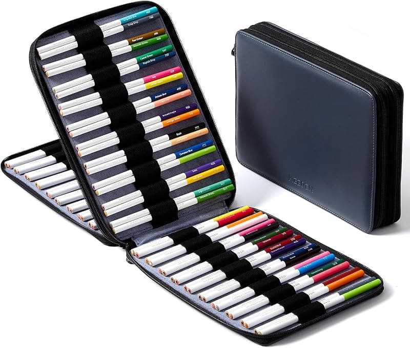 MEEDEN — Trousse grande capacité pour stylos et marqueurs