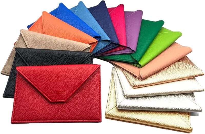 Pochette permis de conduire en cuir — Format enveloppe