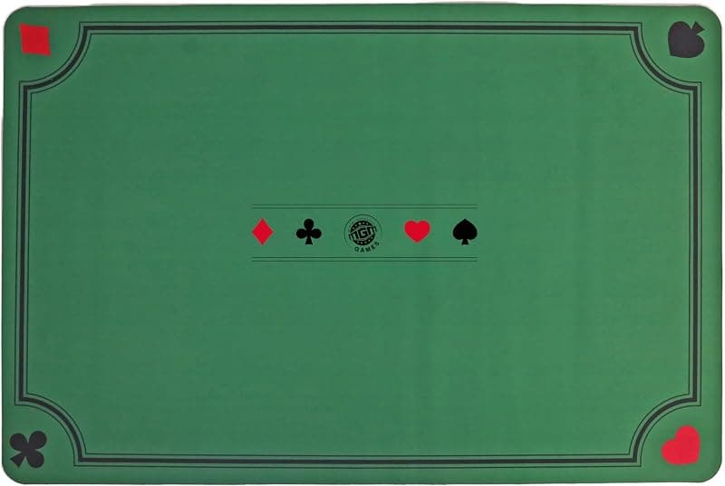 Tapis de jeu antidérapant vert 60 x 40 cm