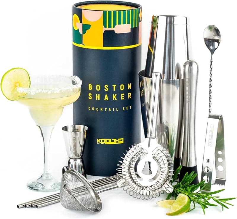Kit barman shaker Boston (coffret)