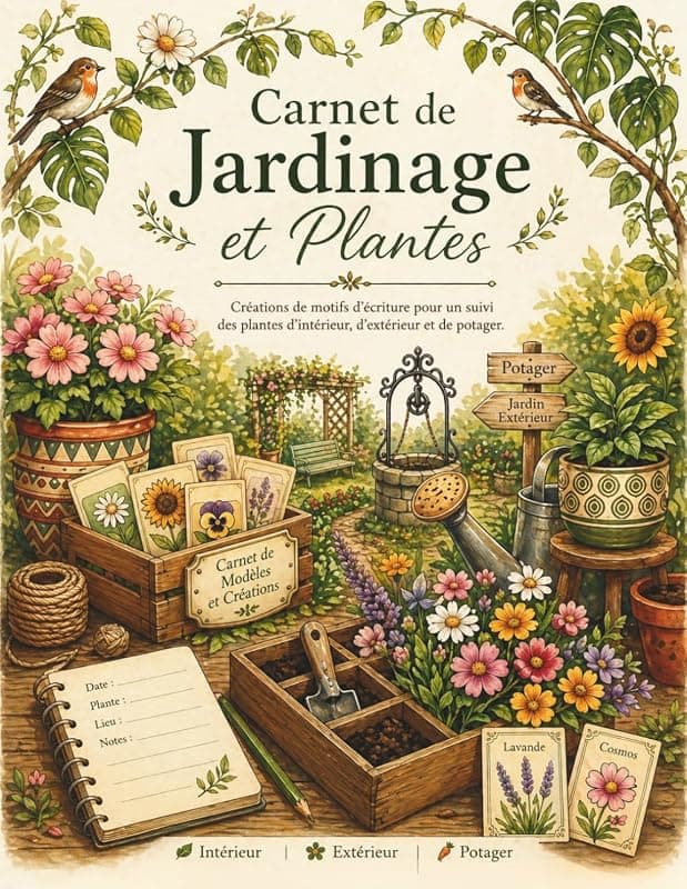 Carnet de jardinage — Suivi, entretien et journal du jardinier