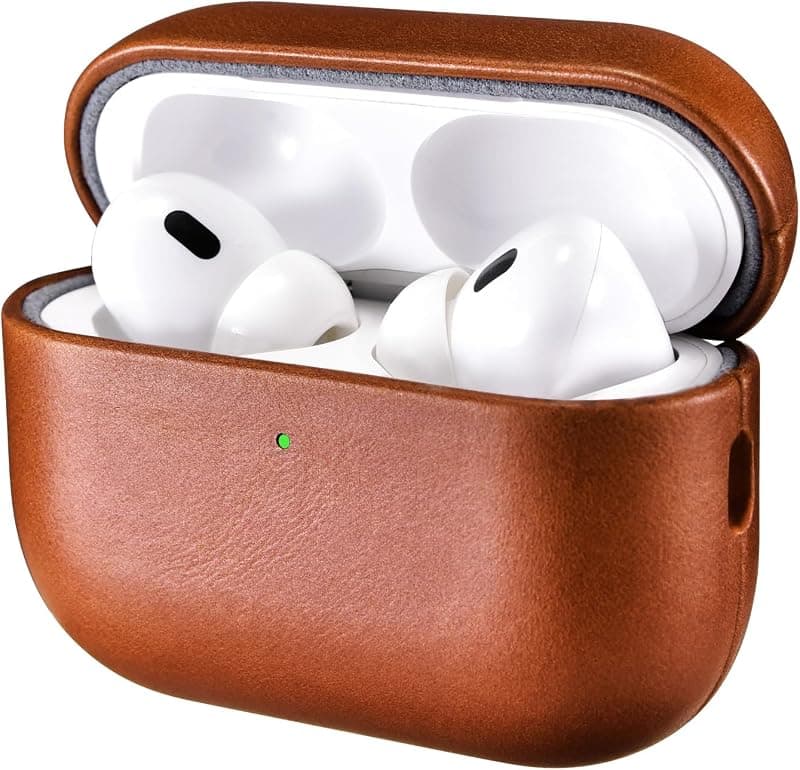 ICARER — Étui en cuir premium pour AirPods Pro