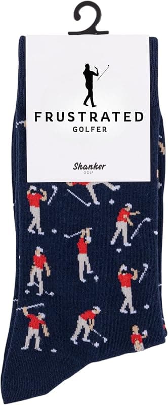 Shanker — Chaussettes de Golf Drôles en Colère