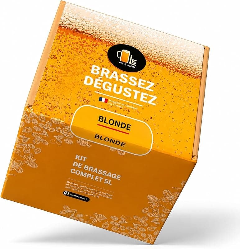 Kit de Brassage Bière Blonde Maison — 5 litres