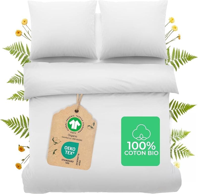 Parure de draps en percale Quince