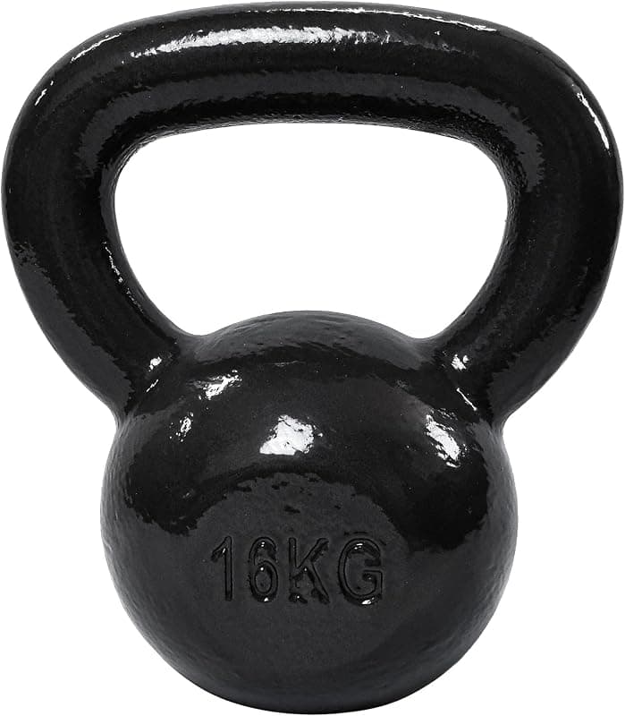 Amazon Basics — Kettlebell en fonte poignée large