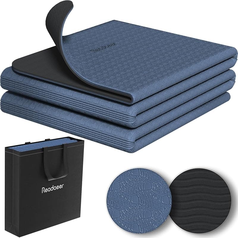 Tapis de yoga pliable de voyage