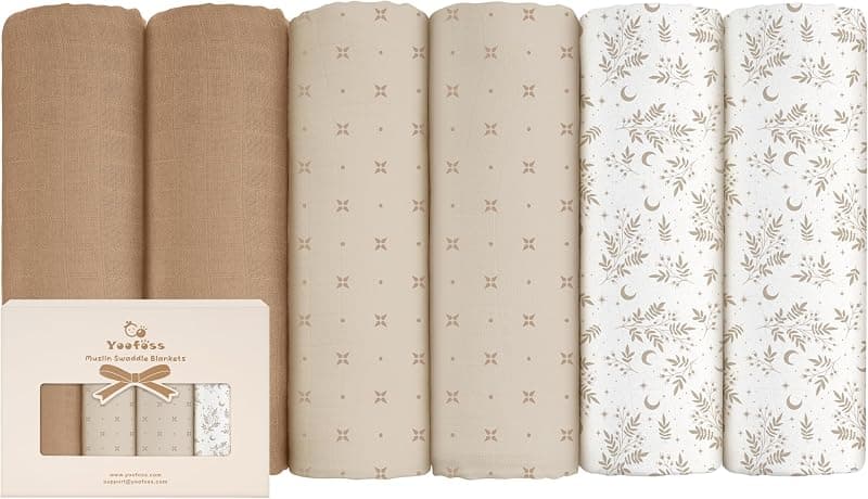 Langes d'emmaillotage KeaBabies (lot de 3)