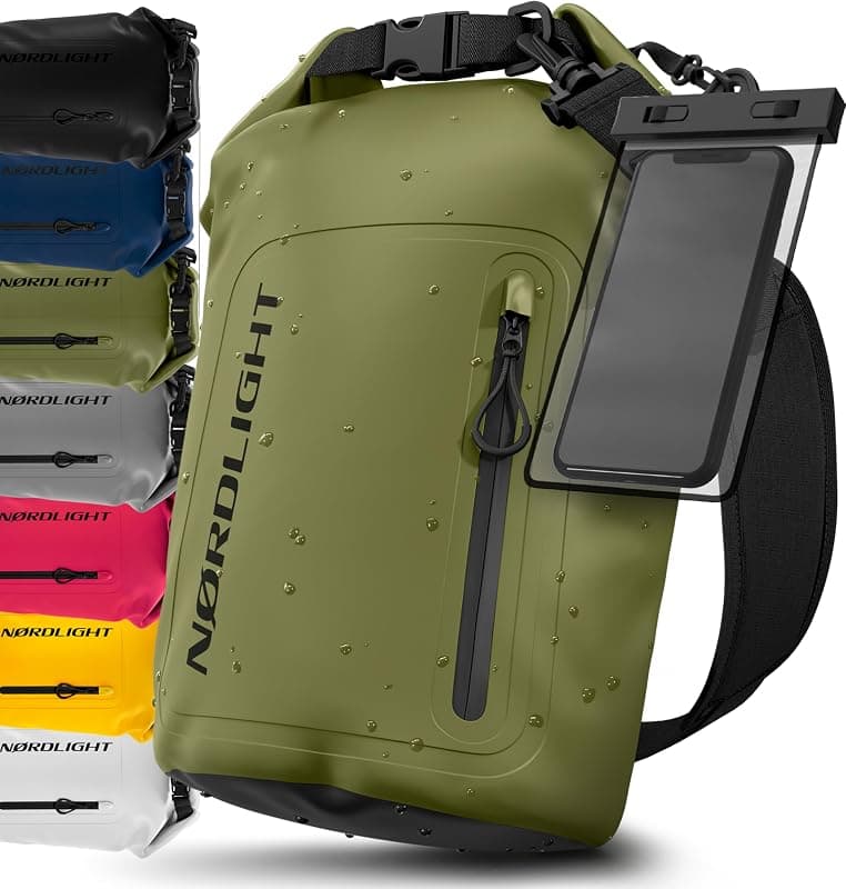 Nordlight — Dry Bag Étanche 20 L avec Pochette Téléphone