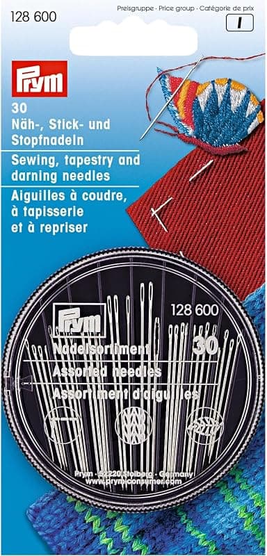 Assortiment d'aiguilles à coudre, broder et repriser
