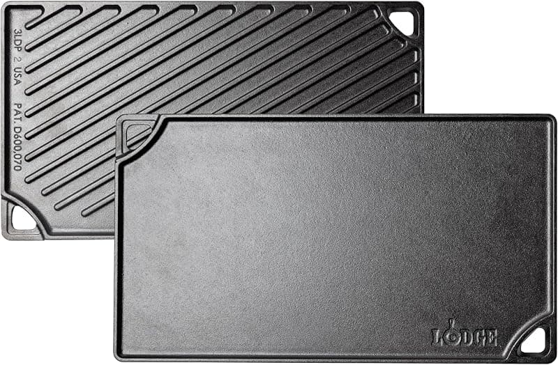 Plancha-grill réversible en fonte