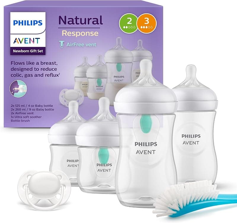 Philips Avent — Kit nouveau-né (biberons + sucettes)