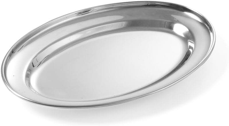 HENDI — Plat de service ovale en inox