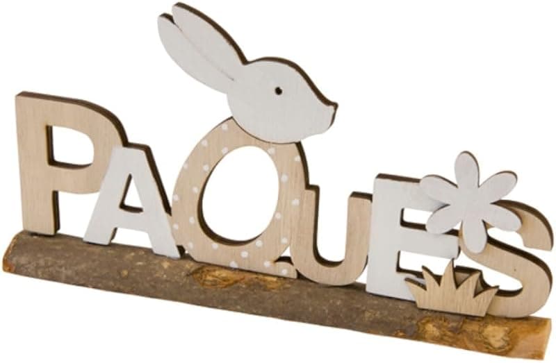 Centre de table Pâques — Lapin en buchette