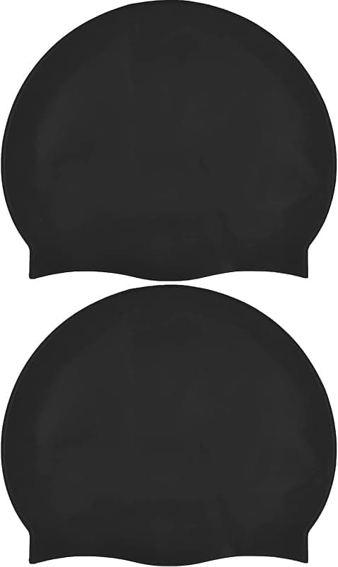 Newaner — Lot de 2 bonnets de bain en silicone