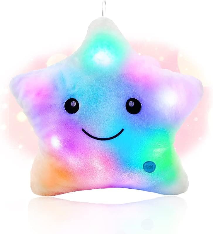Coussin Étoile Lumineux LED Décoratif