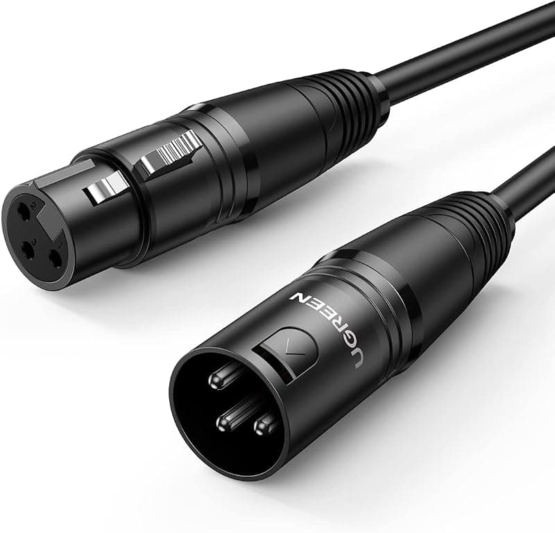 UGREEN — Câble XLR Microphone Mâle vers Femelle 2 m